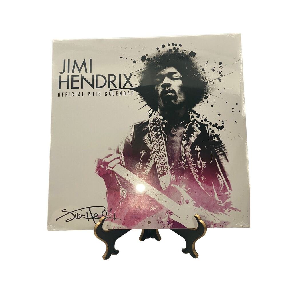 Authentic Jimi Hendrix Wall Calendar 2015 New Sealed Collectors Item Memorabilia